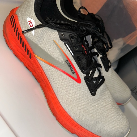 Brooks Other - ❌SOLD Brooks Gray and Orange Athletic Shoes with Cushioned Sole